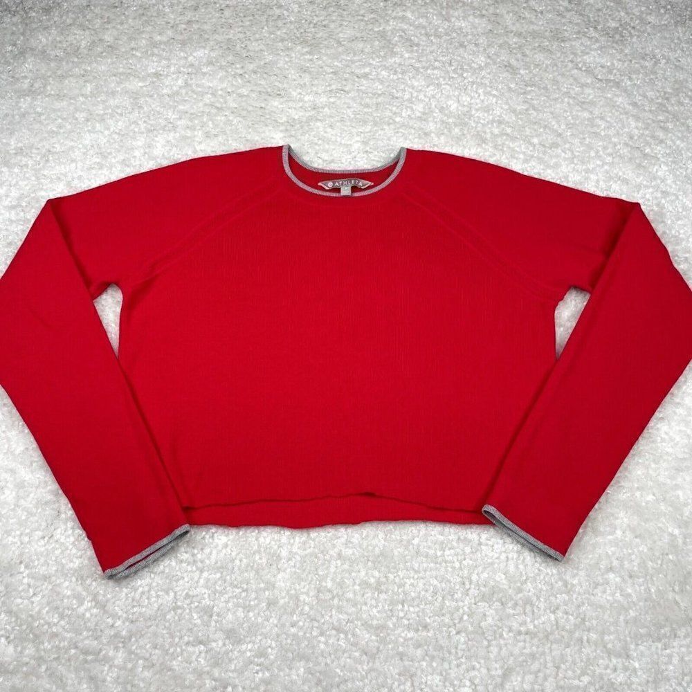 Athleta North Point Crewneck Cropped Sweater